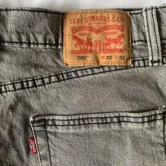 Levi's 505 ライトグレー W32 L32