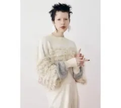 最終値下】maison de dolce. rosette knit - メルカリ