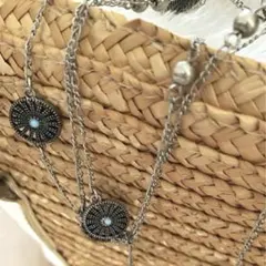 新品 3 chains ネックレス silver シルバー
