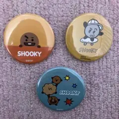 BT21 SHOOKY 缶バッジ