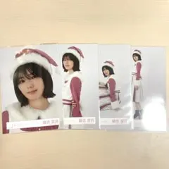 櫻坂46 生写真 藤吉夏鈴 2024年 サンタ コンプ