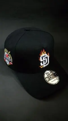 NEW ERA サンディエゴ・パドレス スナップバックキャップファイヤーロゴ