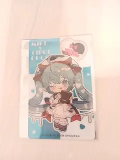 初音ミク チロルチョコ クリアカード