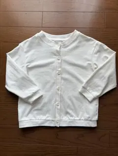 UNIQLO ホワイト カーディガン 110cm