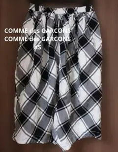 COMMEdesGARCONS コムコム サルエルパンツ 黄色タータンチェック