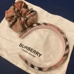 BURBERRY バーバリー チェック クロー ヘアクリップヘアアクセサリー箱