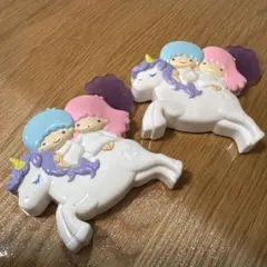 リトルツインスターズ ユニコーンくし 2個セット　ハッピーセット
