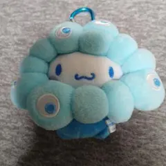 ミャクミャクシナモロール ぬいぐるみキーホルダー