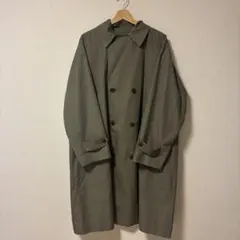 無印良品　MUJI 撥水トレンチコート　L-XL カーキ