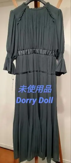 【新品未使用】Dorry Doll プリーツドレス ネイビーM 結婚式 お呼ばれのサムネイル