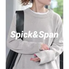 Spick&Span ≪追加≫バルキーヤーンロングリブプルオーバー