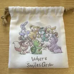 ダッフィー　フレンズ　巾着