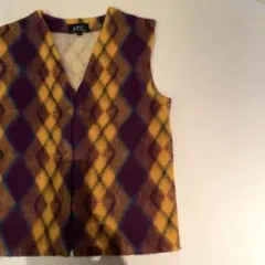 A.P.C. アーペーセー　ウールベスト90年代　ヴィンテージ古着のサムネイル