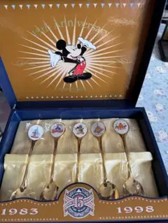 ミッキーマウス 15周年記念スプーンセット