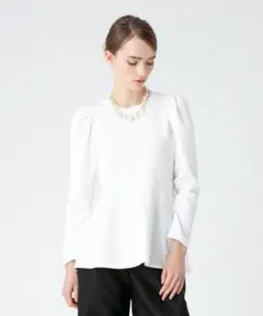 未使用　LOULOU WILLOUGHBY 　ペプラムプルオーバー　アルアバイル