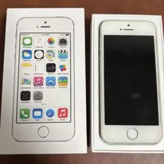 【箱付き】Apple iPhone 5s シルバー 32GB