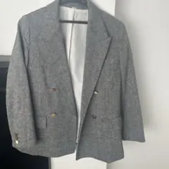 Mila Owen ダブルブレストジャケット グレー