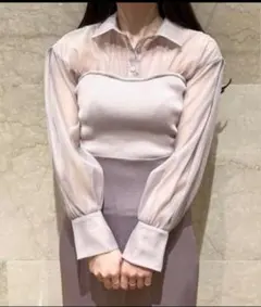 snidel ビスチェニットプルオーバー　スナイデル