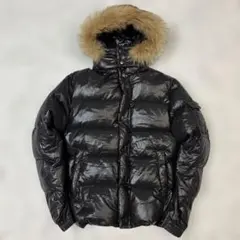 ファー付き　ダウンジャケット　Y2K グランジ　お兄系　00s 　平成ギャル男