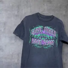 【古着】GRAVE DIGGER RACE TEAM Tシャツ　海外