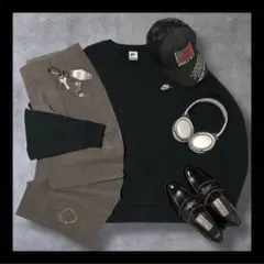 NIKE ナイキ スウェット コーデ シティーボーイ c-boy styleのサムネイル