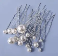 パール付きヘアピンセット