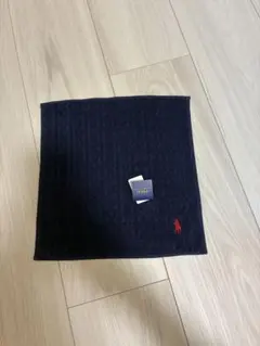 ポロ・ラルフ・ローレン ネイビー ハンカチ