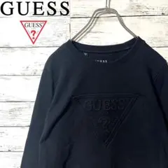 【人気商品】GUESS トレーナー　ビッグロゴ　S C343