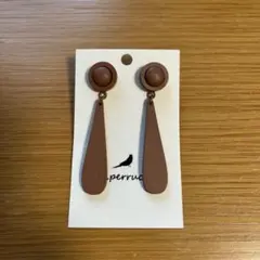木製ピアス