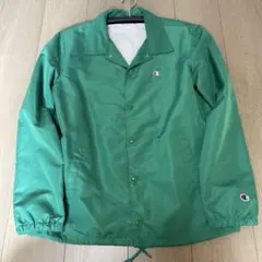 Champion グリーン ナイロンジャケット M