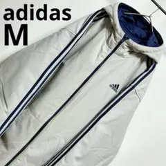 adidas アディダス　ロゴ刺繍　万国旗タグ 90's リバーシブル　フリース