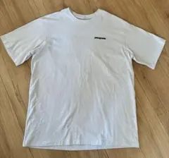 美品 パタゴニア Tシャツ レディース M ホワイト バックプリント ロゴ