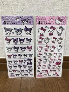 サンリオ 4サイズステッカー 2シートセット
