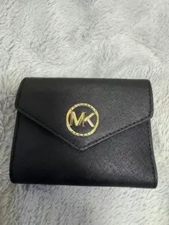MICHAEL KORS ブラック 三つ折り財布 マイケルコース