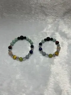 あ。様ご予約品の天然石ペアブレスレット