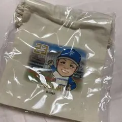 北海道日本ハムファイターズ　ガチャ　ミニ巾着　伏見寅威 23