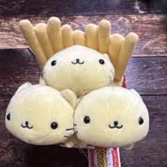 レア】にゃんにゃんにゃんこ ハンバーガーセット ぬいぐるみ - メルカリ