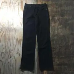 90s WRANGLER ブラック デニム VINTAGE スミクロ ストレート