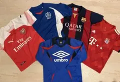 120センチ子供サッカーユニホームまとめ売り！Umbro プーマ長袖おまけ付き！