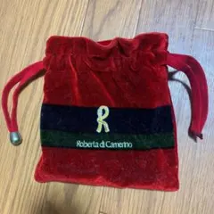 ロベルタカリメーノ　スエード巾着ポーチ