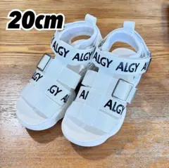 ALGY ホワイトサンダル キッズ 20cm