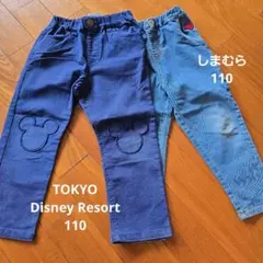 TOKYODisneyResort　ミッキーひざあて　デニム　110