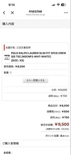 Ralphスリムフィット