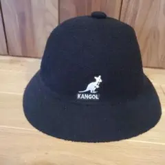 KANGOL BIG LOGO CASUAL HAT BLACK K3407