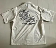 【美品】餃子の王将 × レイジブルー　半袖　ビッグ　シャツ　フリーサイズ