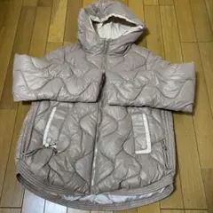 ［美品］キルティングジャケット フード付き