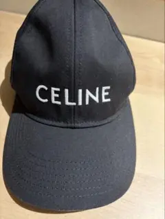 美品✨CELINE ブラック ベースボールキャップ - メルカリ