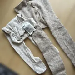 H&M ベビータイツ ベージュ