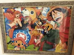 ワンピース ジグソーパズル完成品 フレーム付き