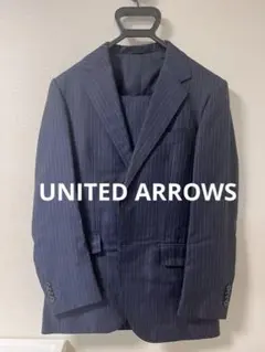 UNITED ARROWS ネイビー ストライプ スーツ　　サイズ42